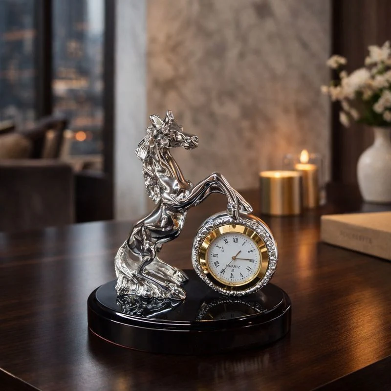 Silver Platted Horse Watch